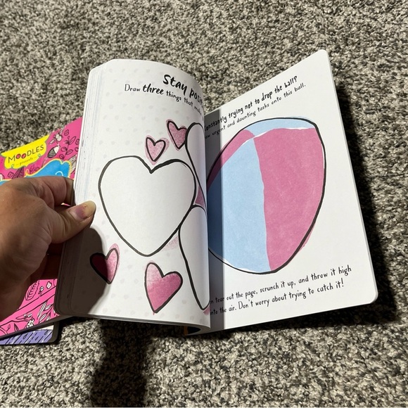 Set of 3 Moodles Books Grumpy, Happy & Stressed Doodle Your Mood Coloring Books - Picture 8 of 8